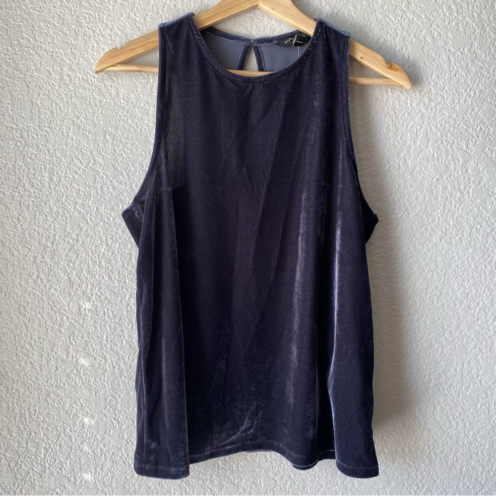 Banana Republic Velvet Top in Twilight Blue Size Small NWT Whimsygoth Charmed